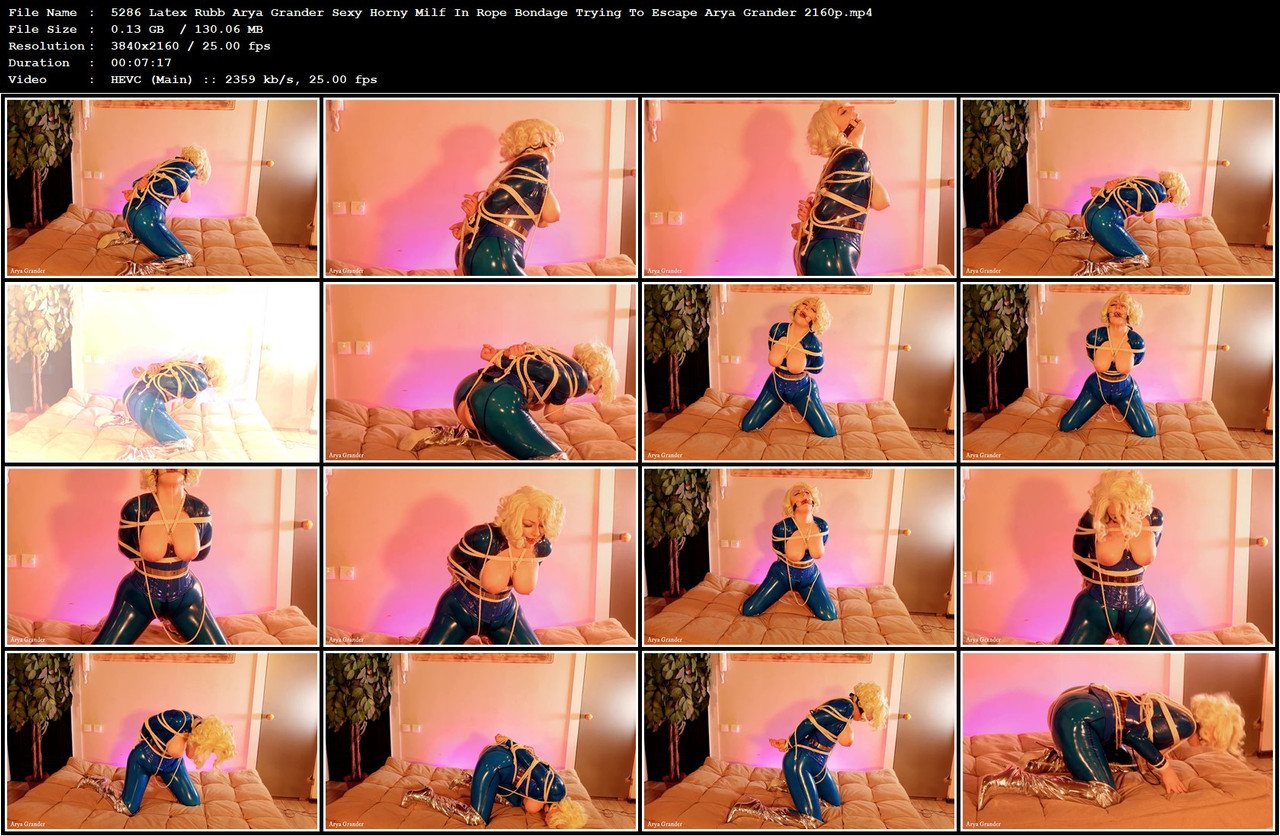 5286 Latex Rubb Arya Grander Sexy Horny Milf In Rope Bondage Trying To Escape Arya Grander 2160p mp4