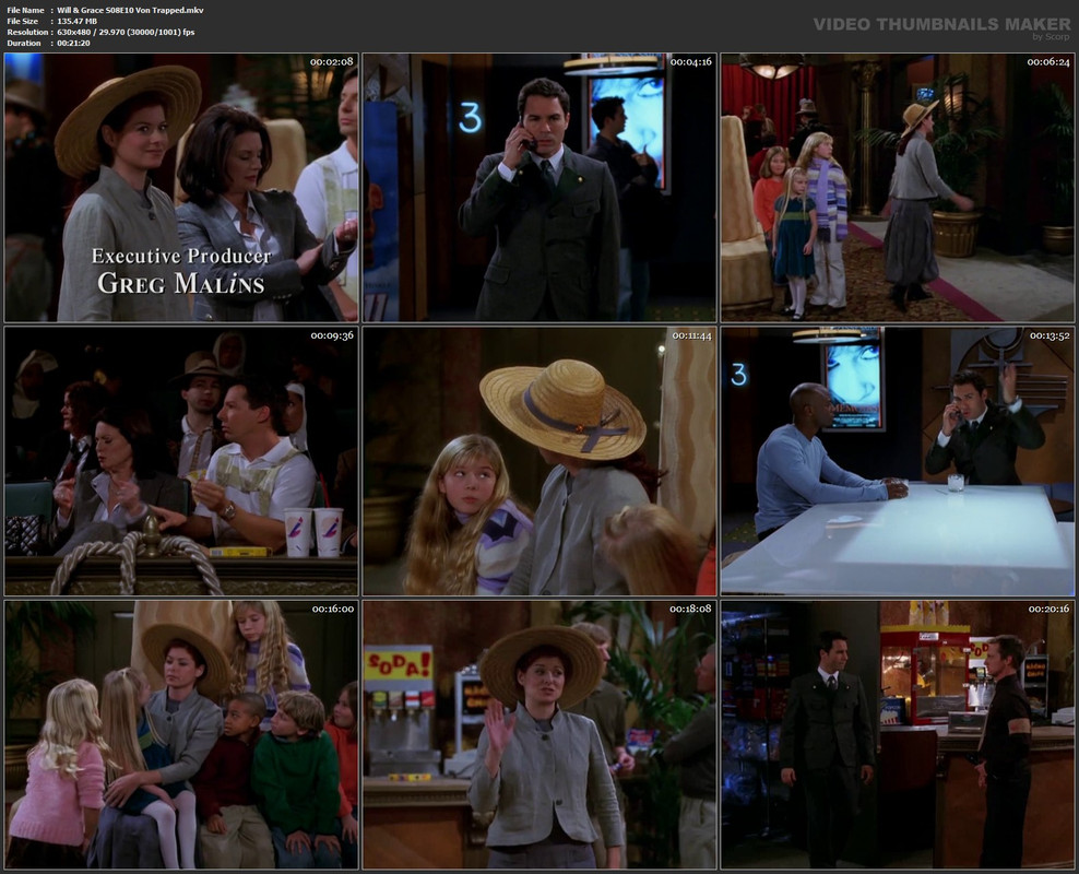 Will & Grace S08E10 Von Trapped.mkv