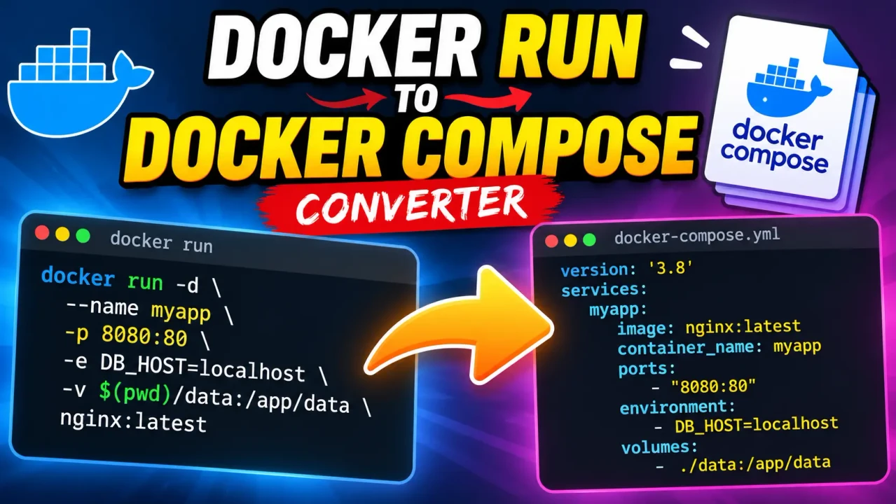 Docker Run To Docker Compose Converter