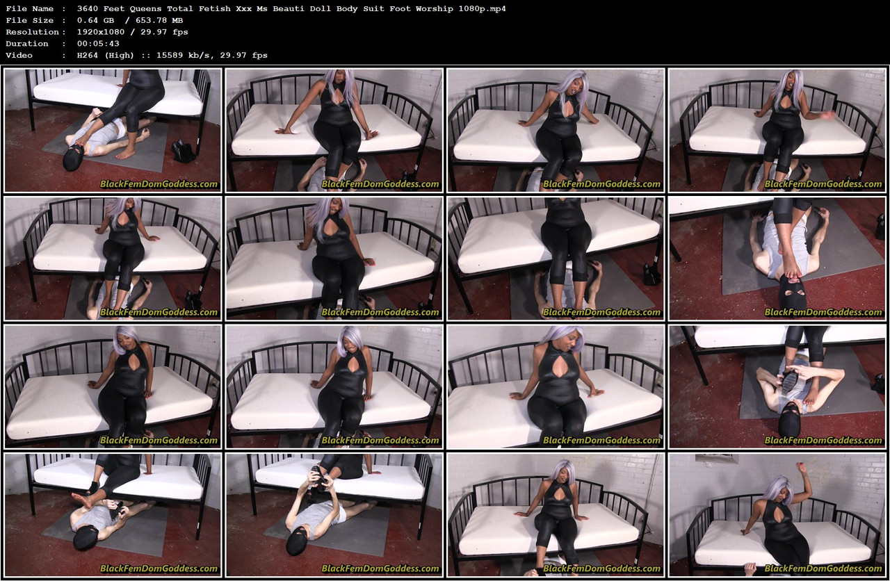 3640 Feet Queens Total Fetish Xxx Ms Beauti Doll Body Suit Foot Worship 1080p mp4