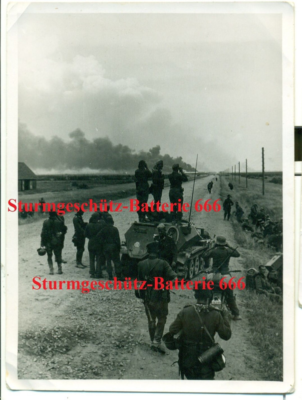 FOTO - STUG-BATTERIE 666 - STURMGESCHÜTZ - SdKfz