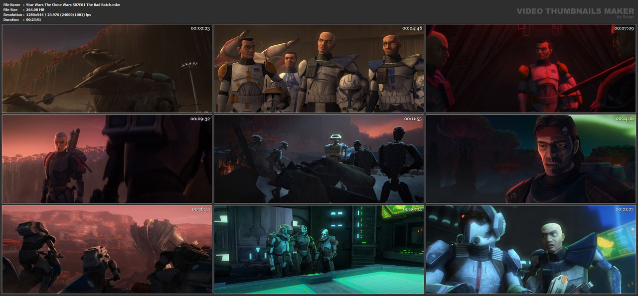 Star Wars The Clone Wars S07E01 The Bad Batch.mkv