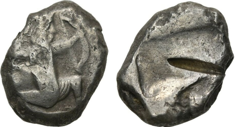 Siclo aqueménida de Dario II a Artajerjes II. Siclo-carradice-type-IV