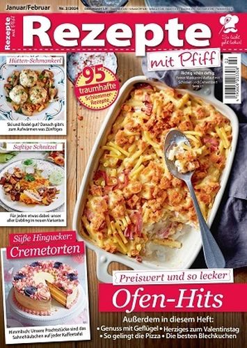 Cover: Rezepte mit Pfiff Magazin Januar-Februar No 02 2024