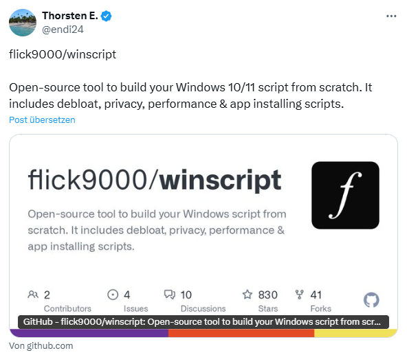 Windows 10/11 Debloath tool