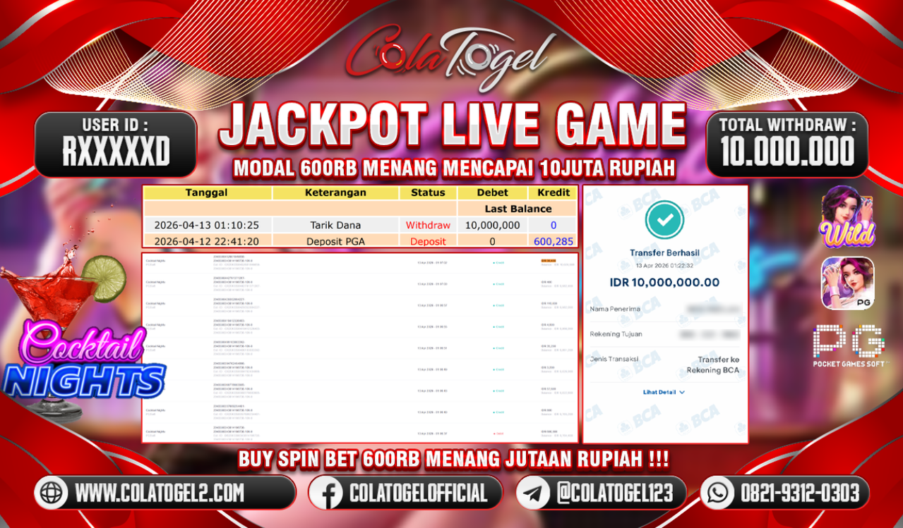 JACKPOT LIVE GAME!!