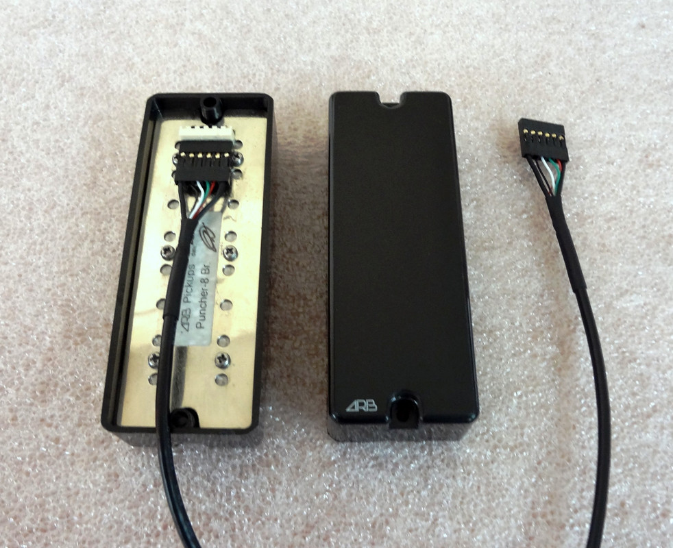 Пассивные 8-струнные в крышках, кабель