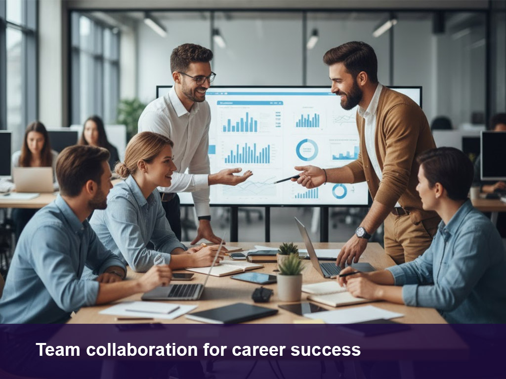 Team collaboration for career success