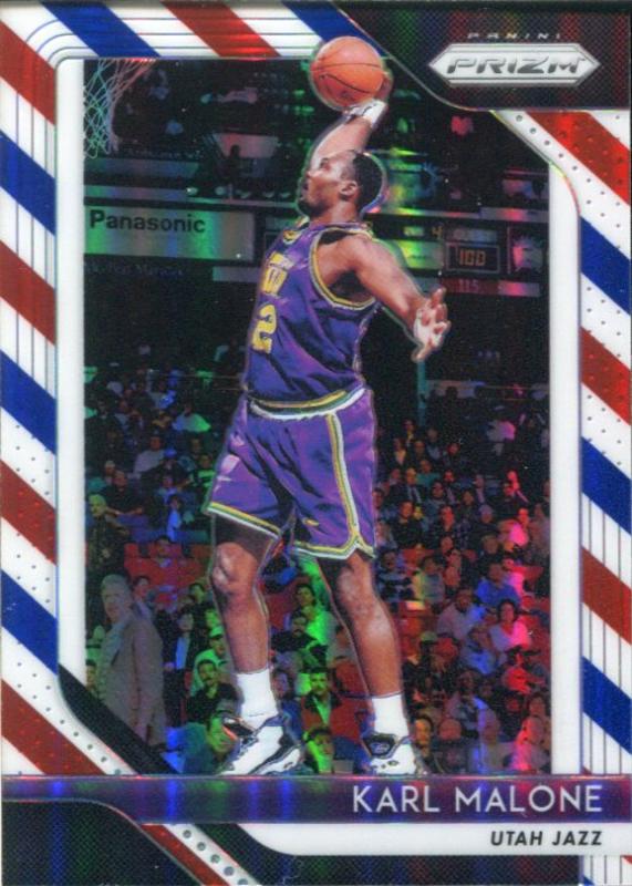 2018-19PaniniPrizmPrizmsRedWhiteandBlue75