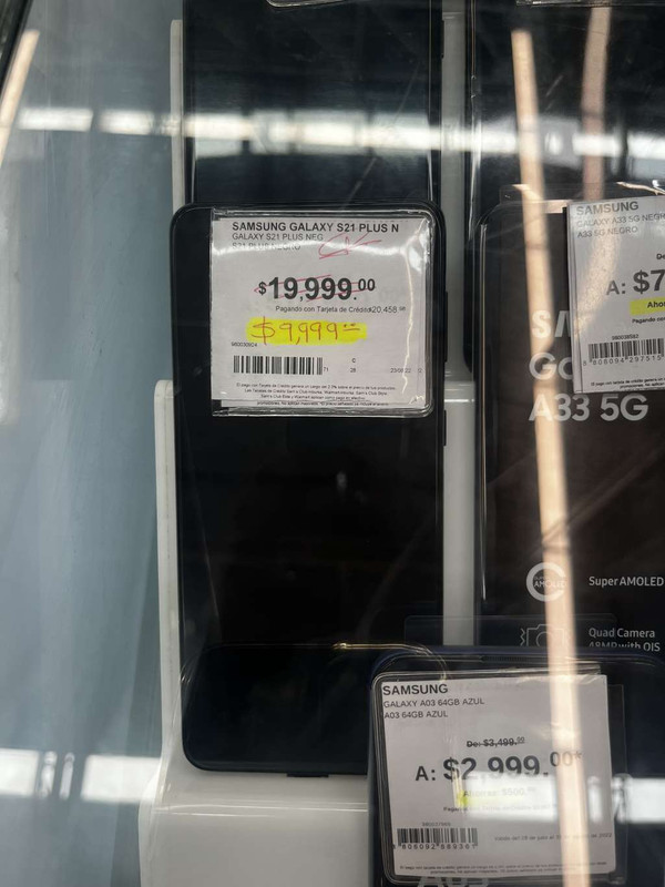 Sam’s Club Metepec: Samsung Galaxy S21 plus 
