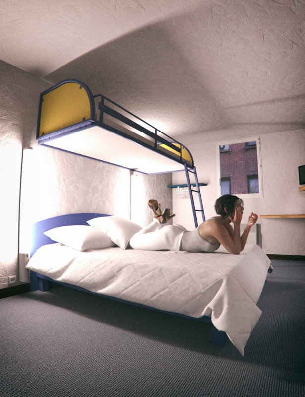 Hotel Bunk Bed Room