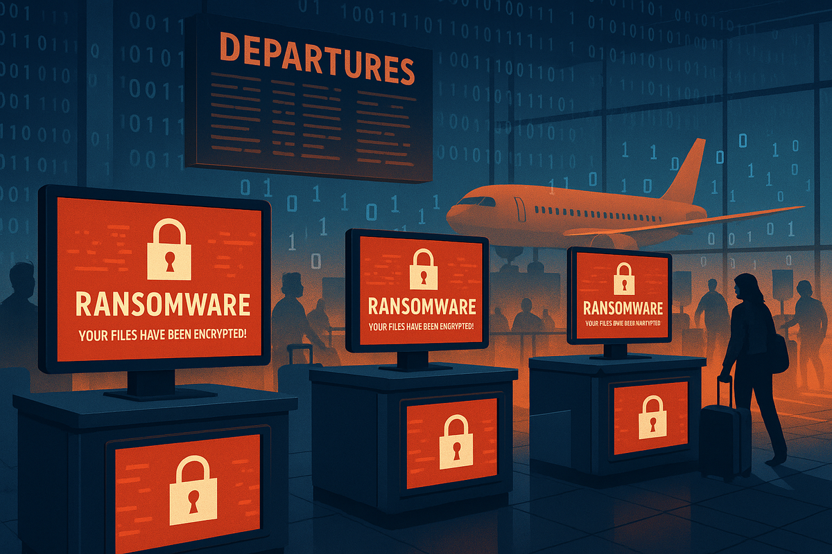 Ransomware nos Céus: Como o Caos Cibernético Está Derrubando Aeroportos da Europa