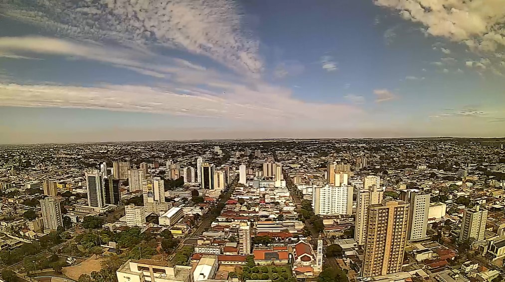Campo Grande nesta manhã de domingo