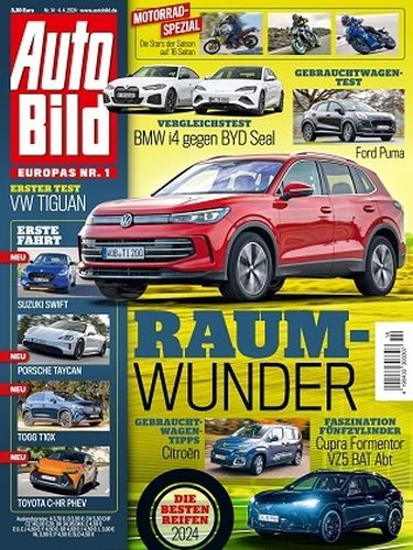 Cover: Auto Bild Magazin No 14 vom 04  April 2024