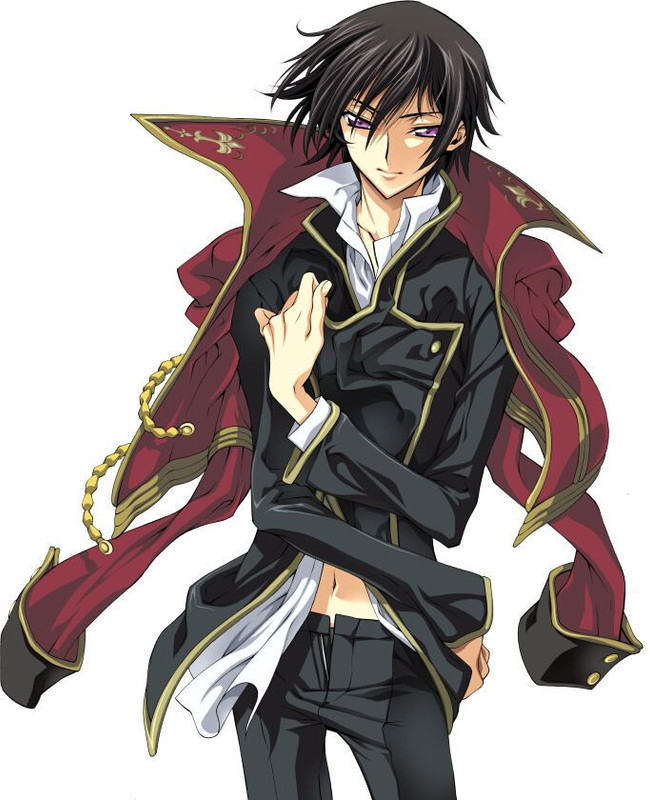 Look how handsome he is. He doesn't need a geass to make you kneel