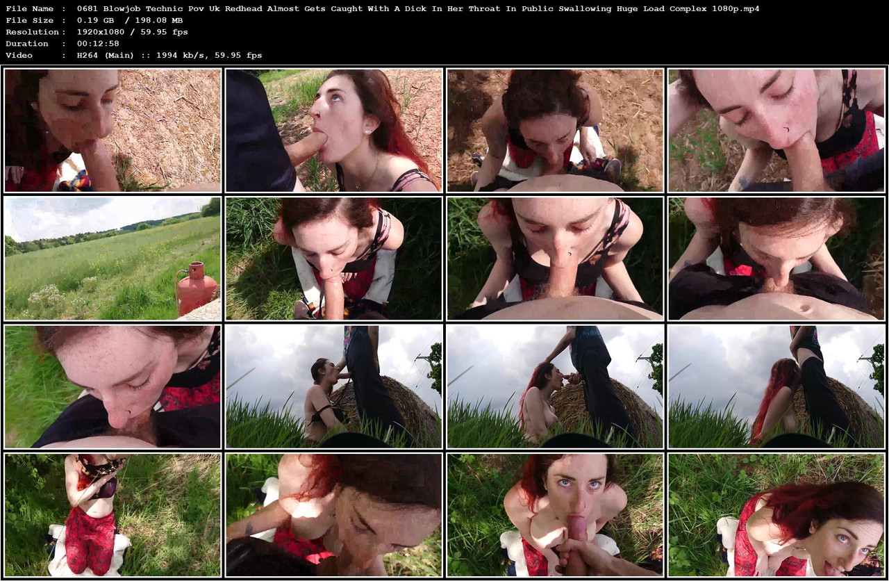 0681 Blowjob Technic Pov Uk Redhead Almost Gets Caught With A Dick In Her Throat In Public Swallowin