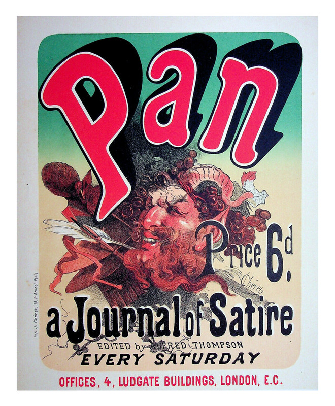 PAN, Journal of Satyre, London (Jules Chéret)