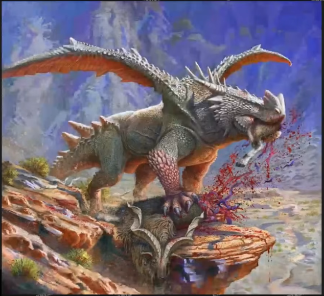 bristle dragon zoic card art 5