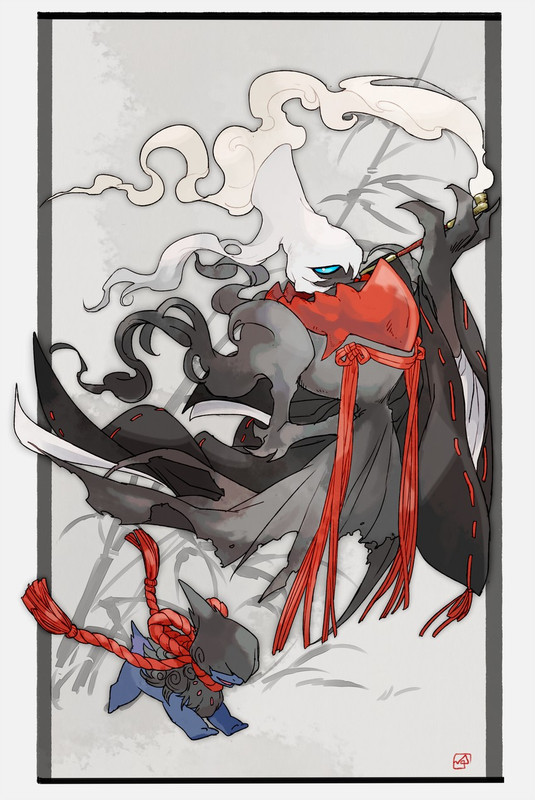 darkrai-and-deino-pokemon-drawn-by-nigir