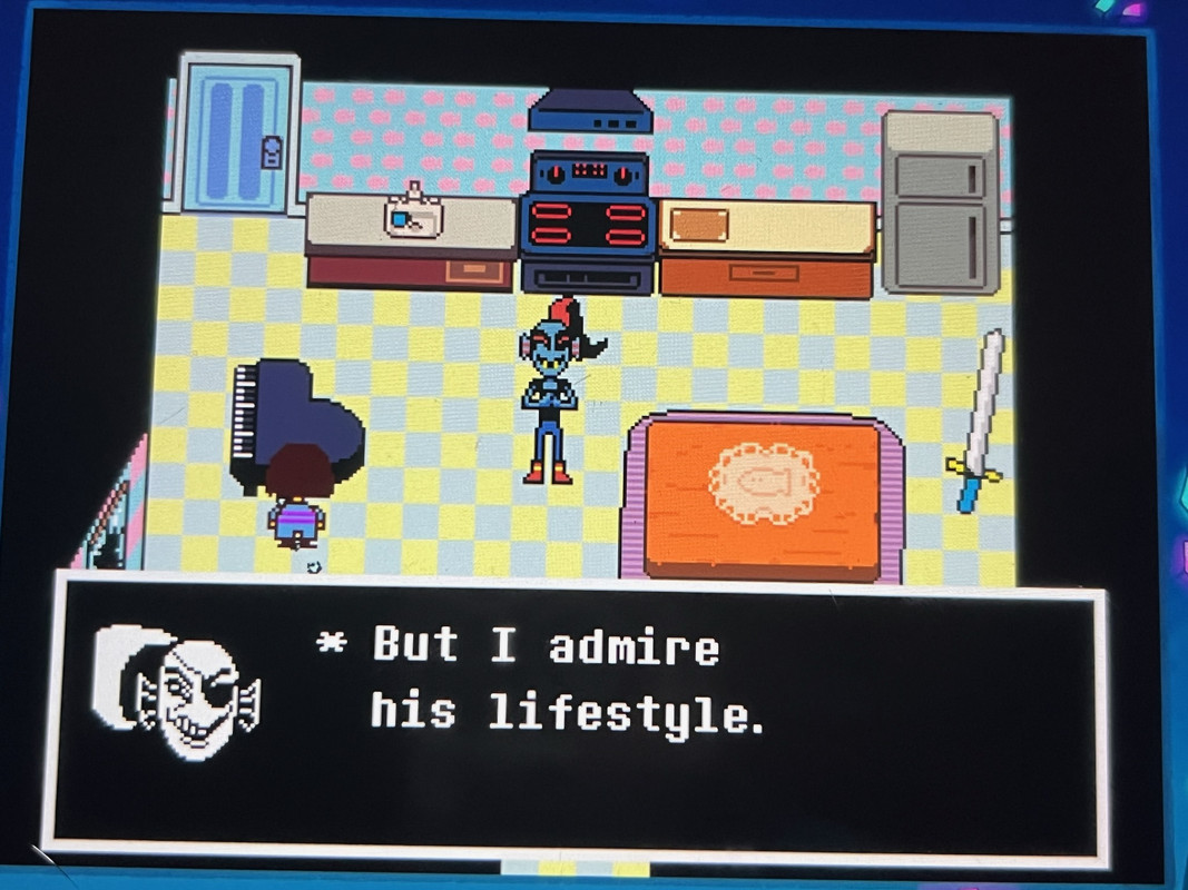 'But I admire his lifestyle.'