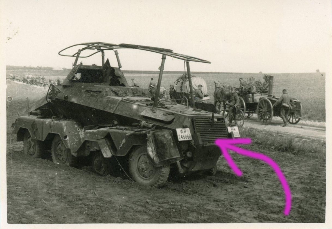 Frankreich Guise Département Aisne panzerspähwag