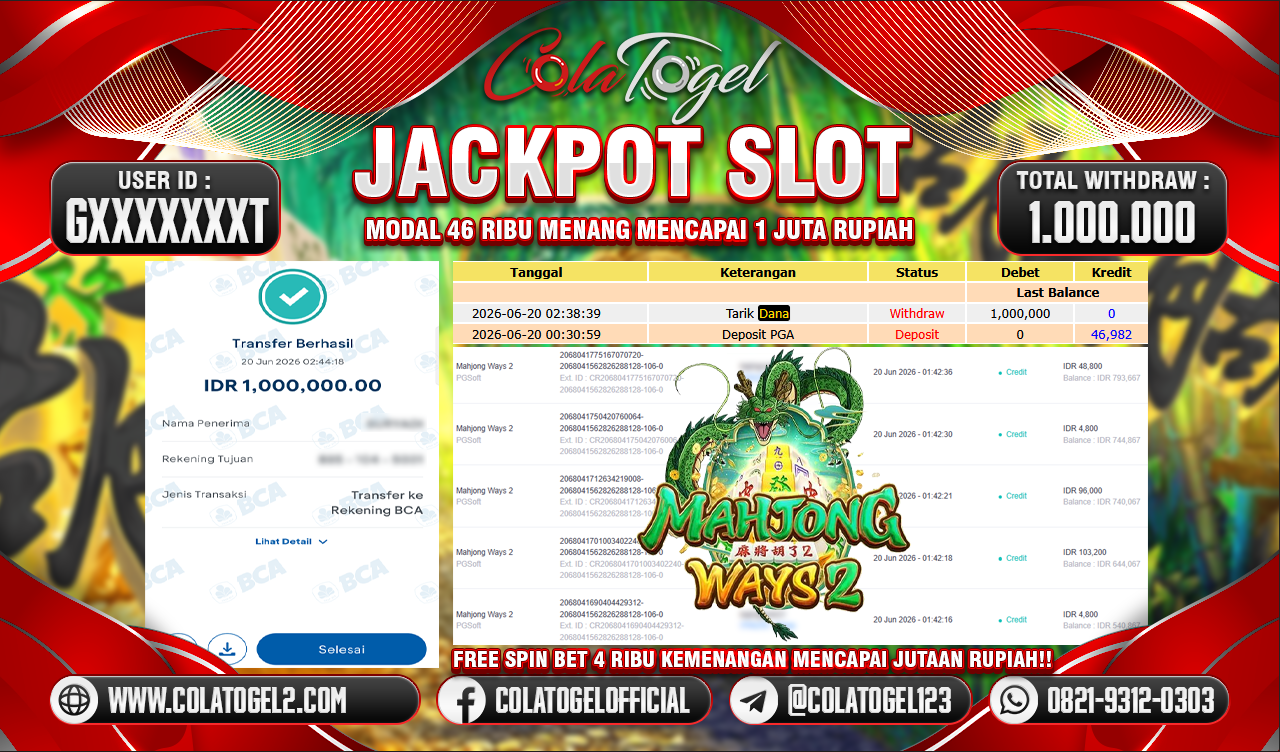 JACKPOT SLOT GACOR!!