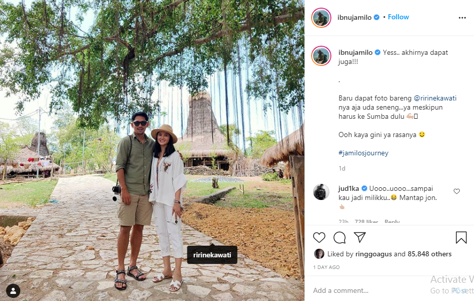 Ibnu Jamil dan Ririn Ekawati