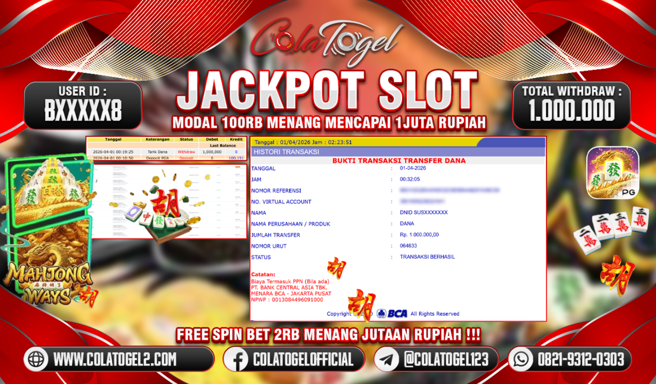 JACKPOT SLOT GACORR!!