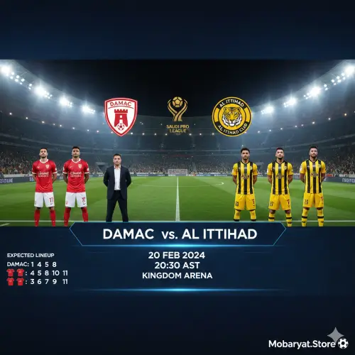 بث مباشر الاتحاد وضمك مباراة اليوم - تغطية حصرية عبر مباريات ستور