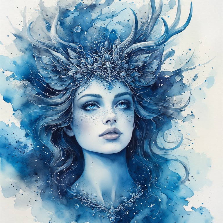 Goddess-Diana-with-a-Stag-wate-10