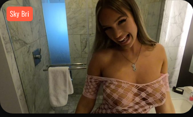 OnlyFans – Sky Bri Gets Fucked In The Bathroom