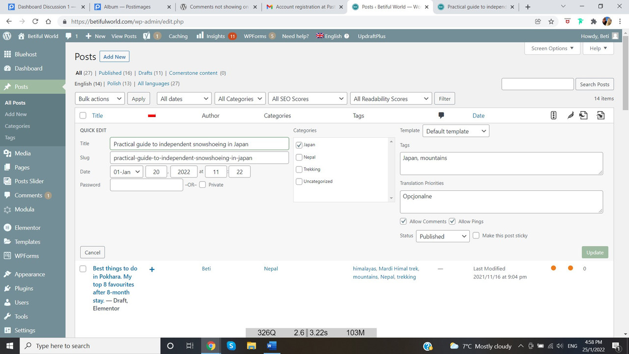 My new blog post - comments allowed