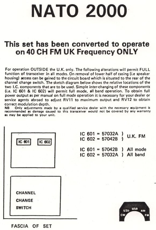 Nato 2000 conversion