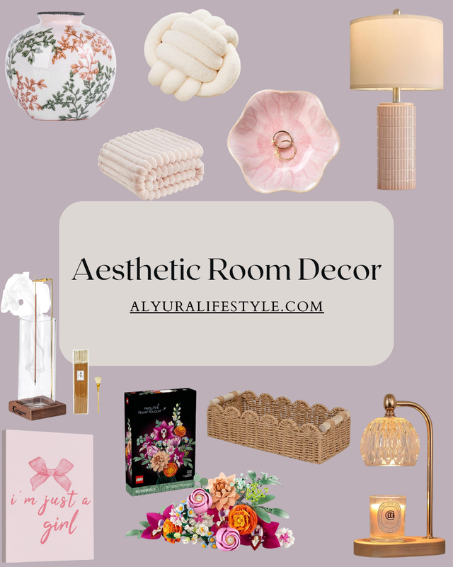 Girly Home Decor Must-Haves | Amazon Aesthetic Finds 🌸