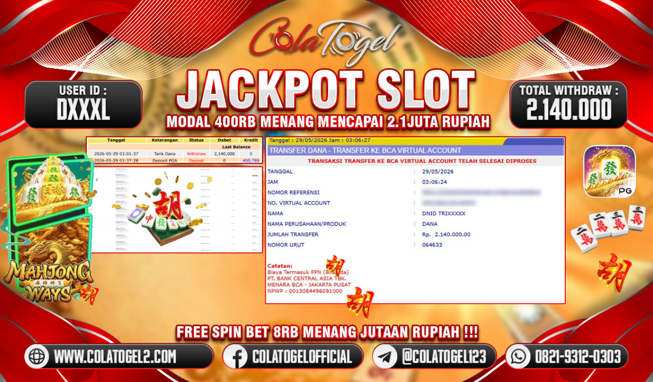 JACKPOT SLOT GACOR!!