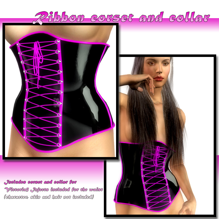 Ribbon Corset and Collar