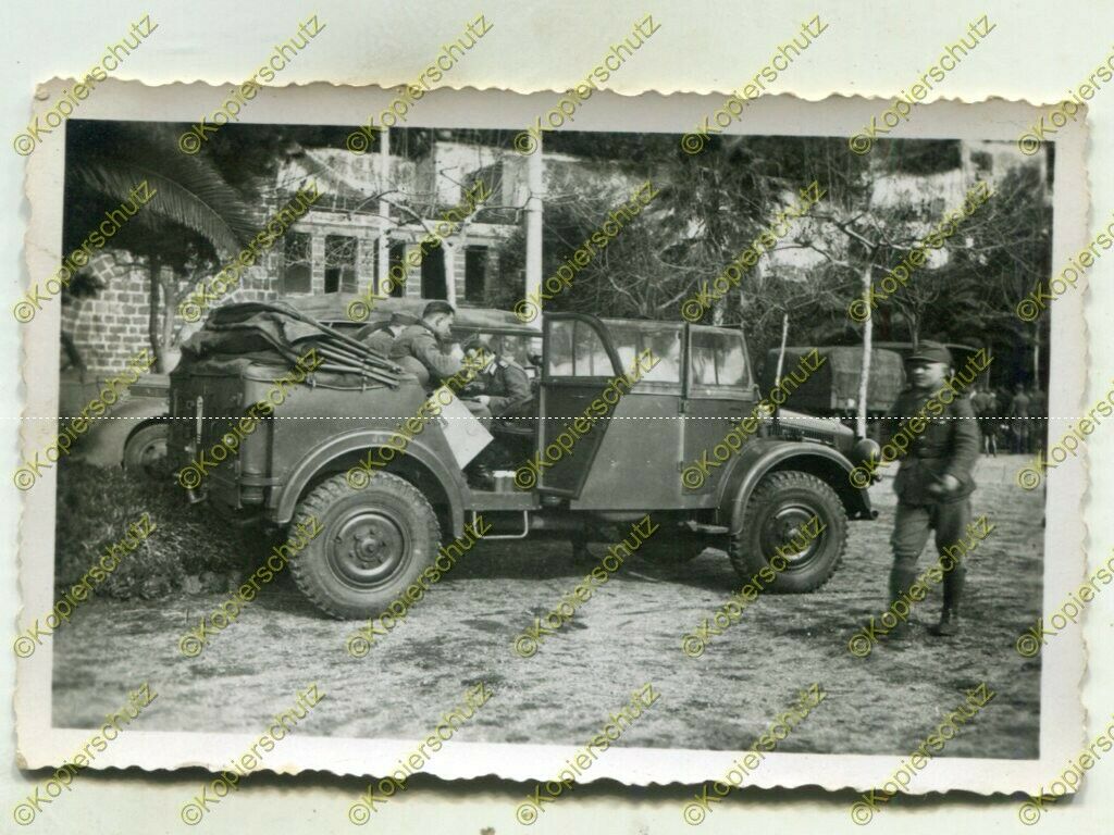Foto, Wehrmacht, Pkw, Kübelwagen, Nahaufnahme, Italien