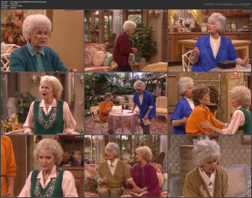 The Golden Girls S07E04 That's For Me to Know.mkv
