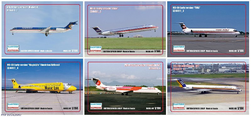 Eastern Express 1/144 McDonnell Douglas MD-80 Early Version Midwest Airlines 