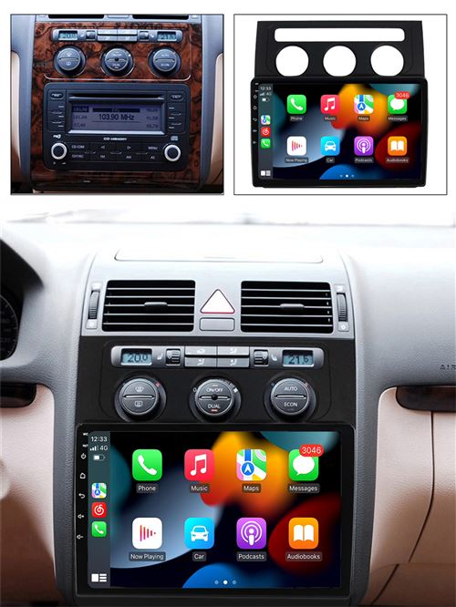 Autoradio Multimedia Rover One Car Play Android Auto DSP GPS pour VW Volkswagen Touran 1 2003 2010