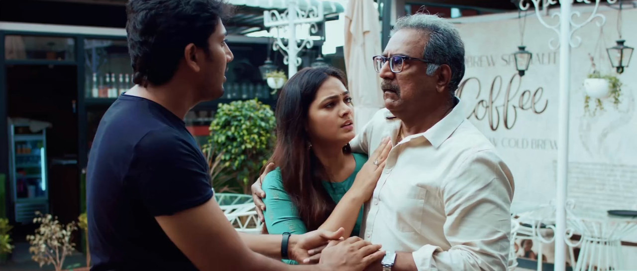 Coffee With A Killer 2025 WebRip [Telugu] 480p, 720p ESub Screenshot