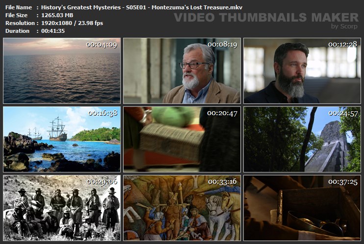 History's Greatest Mysteries - S05E01 - Montezuma's Lost Treasure.mkv