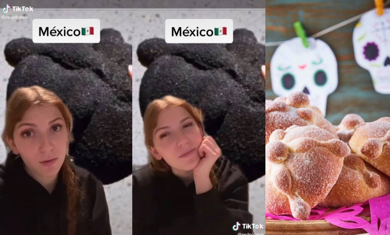 Tiktoker dice que el pan de muerto tiene ceniza humana