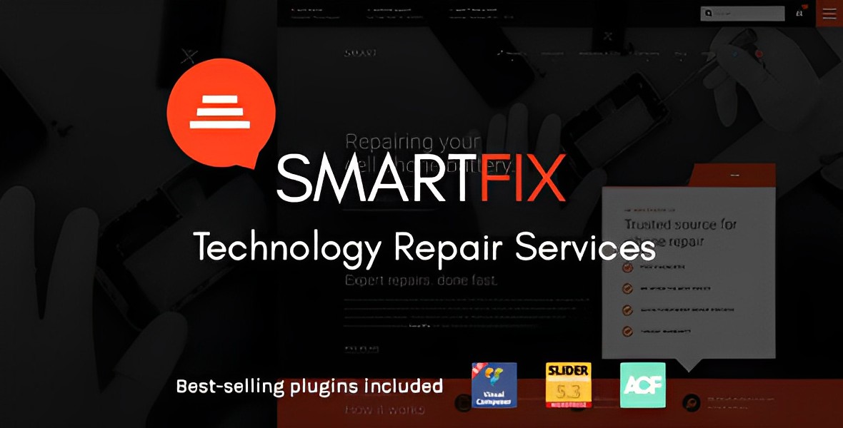 SmartFix – The Technology Repair Services WordPress Theme