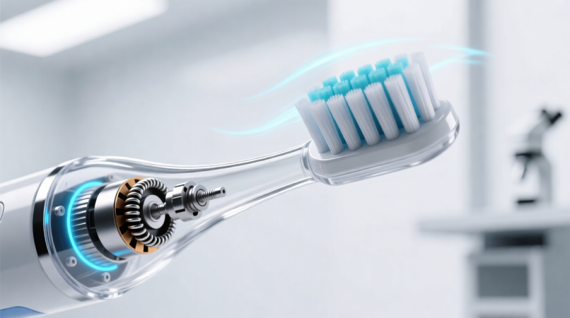 Диагностика вибрации в электрической зубной щетке