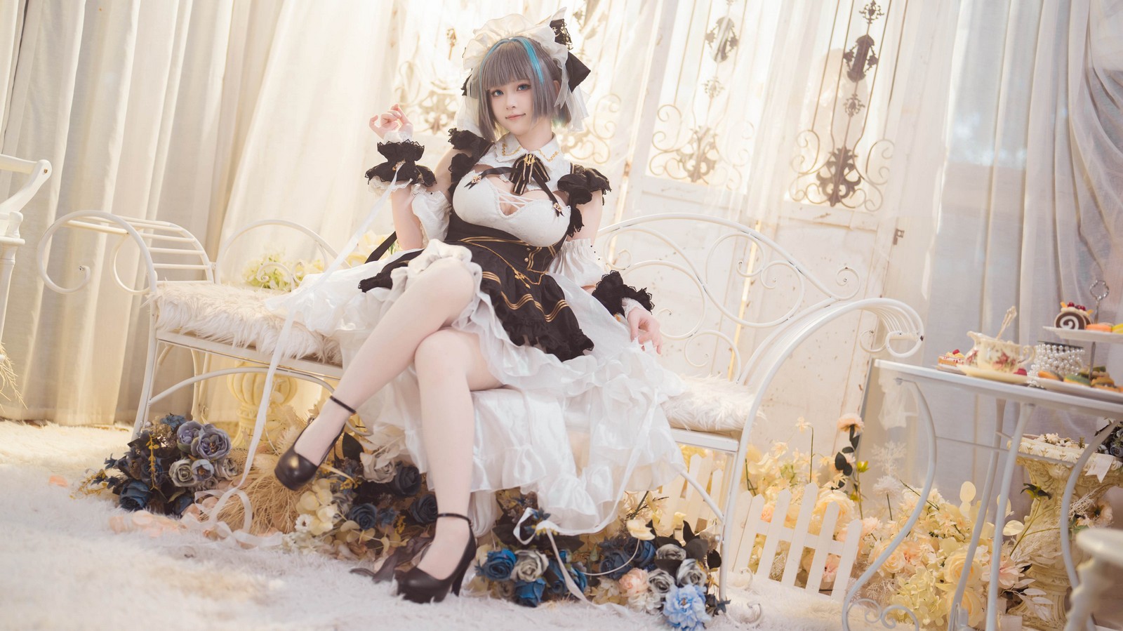 屿鱼 Yuyu 碧蓝航线 柴郡 Cosplay 写真图集｜Azur Lane（54P｜138MB）插图3