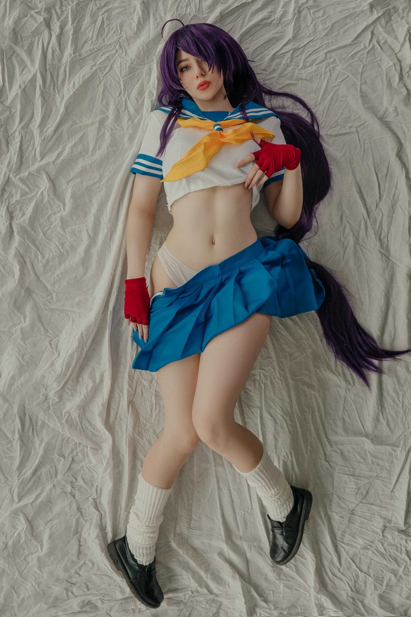 Alina Becker 关羽 Kanu Unchou Cosplay 一骑当千角色写真【59P-23.7M】插图8