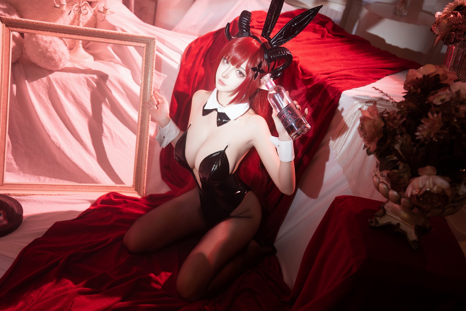 Seya-狮砸 – 25年01月限定 狂三旗袍 Cos 高清写真 2（12P-133.8MB）插图4