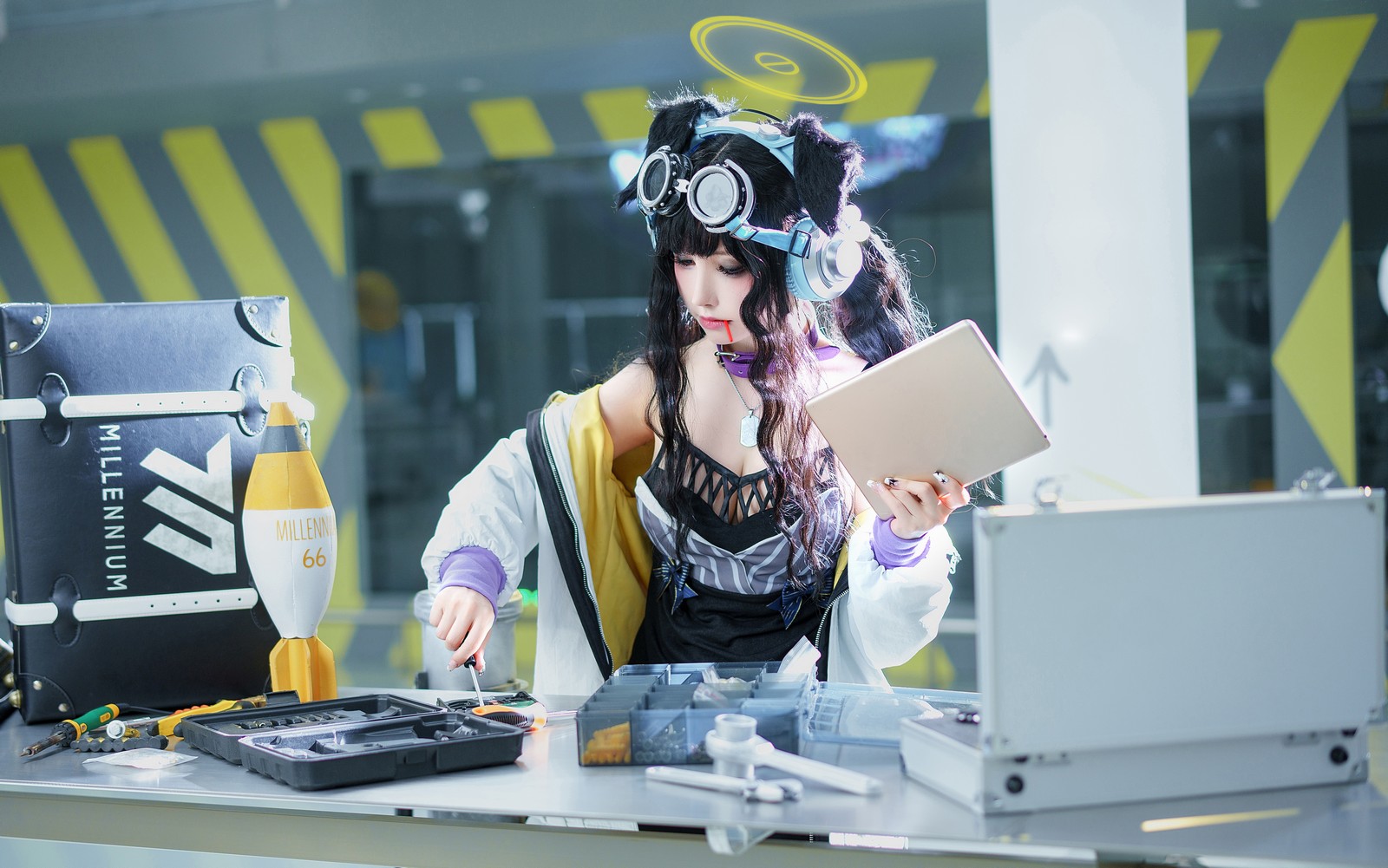 一千只猫薄禾写真 –  蔚蓝档案 阿洛娜 Cosplay 高清写真集（17P / 178.9MB）插图6