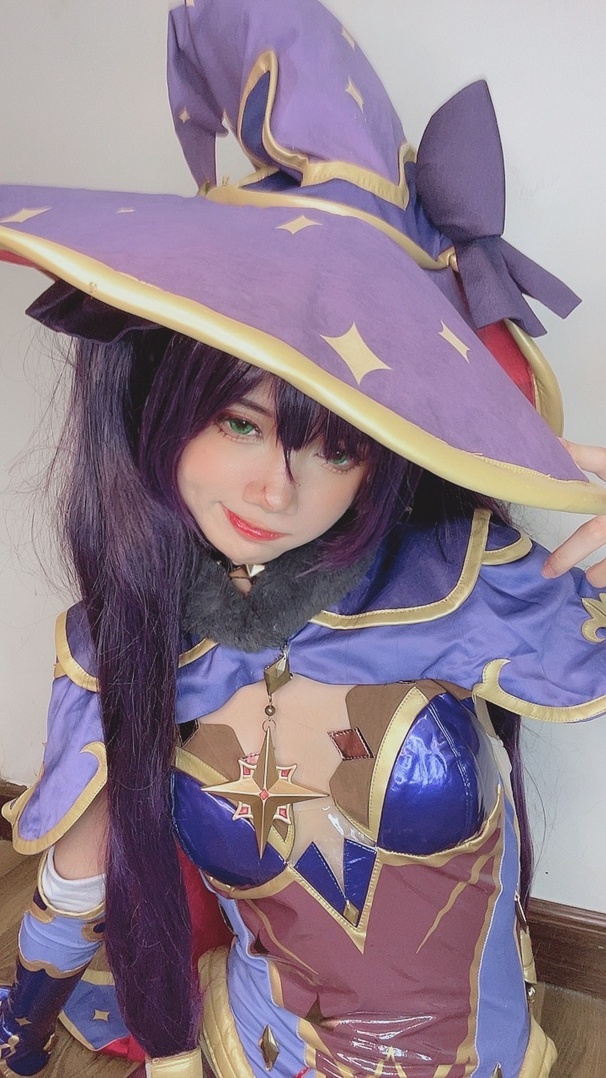 PoppaChan Mona Cosplay (Genshin Impact) HD Set – 53 Photos 20MB插图1